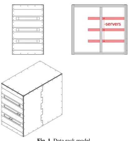 Fig. 1. Data rack model. 