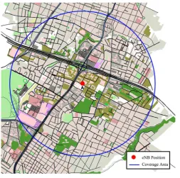 Figure 1. The simulated area. 