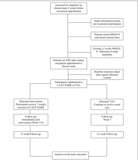 Figure 1 CONSORT diagram - progression through CAAT-PARK.