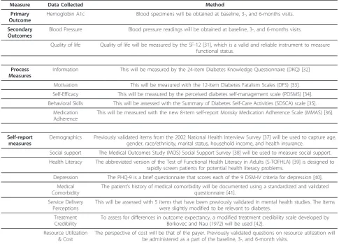 Table 2 Data Collection Measures and Instruments