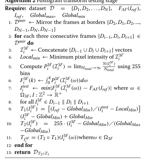 Figure 2 displays an intensity standardization exam-ple applied on three consecutive frames