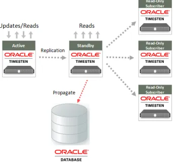 Figure 9. Writethrough Cache Groups Using Active-Standby Configuration 