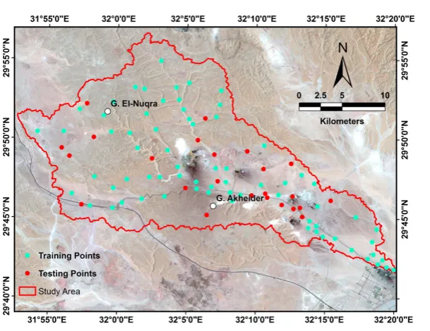 Figure 4. Flood inventory data used to validate the model. 