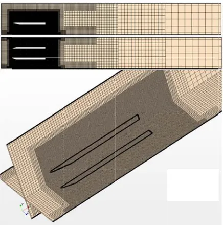 Fig. 11. Grid structure fGfrom different vviews. 