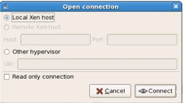 Figure 18.1. Virtual Machine Manager Connection window
