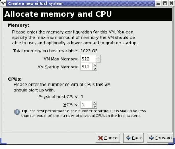 Figure 18.12. Allocating Memory and CPU