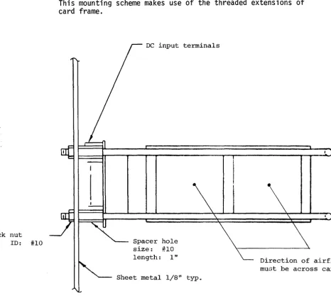 Figure 4a - Illustrative Card Frame Rear-Mounting 