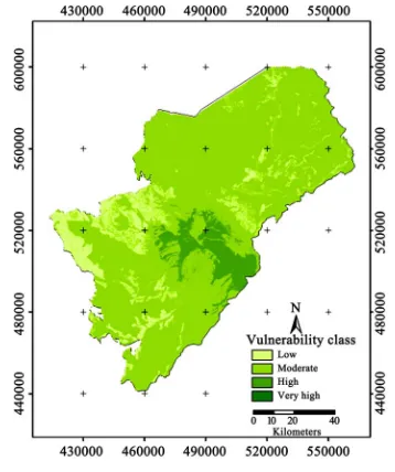 Figure 10. Final vulnerability map. 