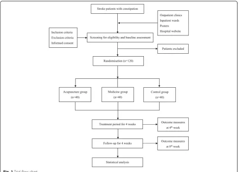 Fig. 1 Trial flow chart