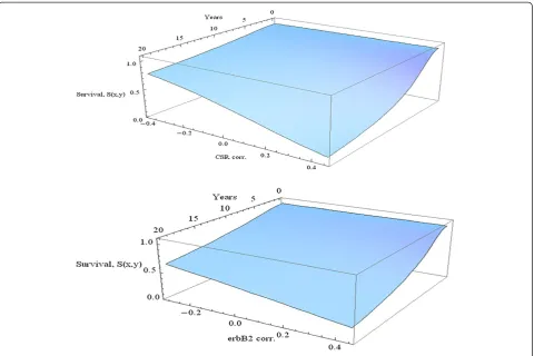 Table 7 Explicit computation of survival probabilities for representative cases