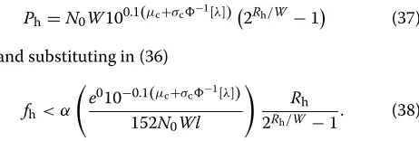 Figure 5 plots the operating point for the two conditions(33) and (38). Accordingly, for the given sensor network,