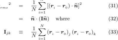 Table 4. Information about the plane best ﬁtting the galaxieslisted in Table 3, with distances in kpc and plane normal directionin Galactic co-ordinates (latitude last)