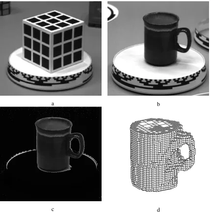 Figure 2: Image adaptation, thresholding, and bounding volume computation.