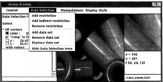 Figure 2·3 VOl's menu for linking arrays
