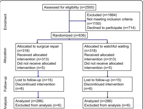 Figure 1 Estimated trial flow of the study.