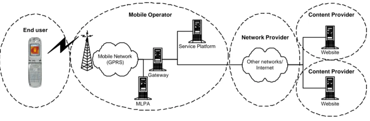 Figure 6. Schematic overview of the wireless Internet service and setup of MLPA. 