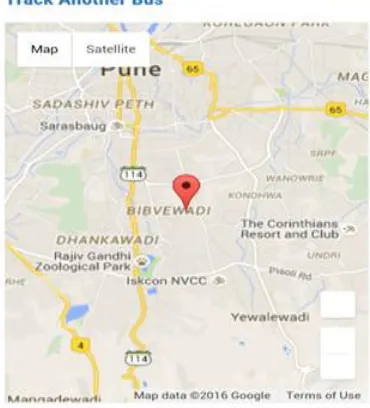 Figure 06 :  Result of smart app for the system tracking and person availability.  