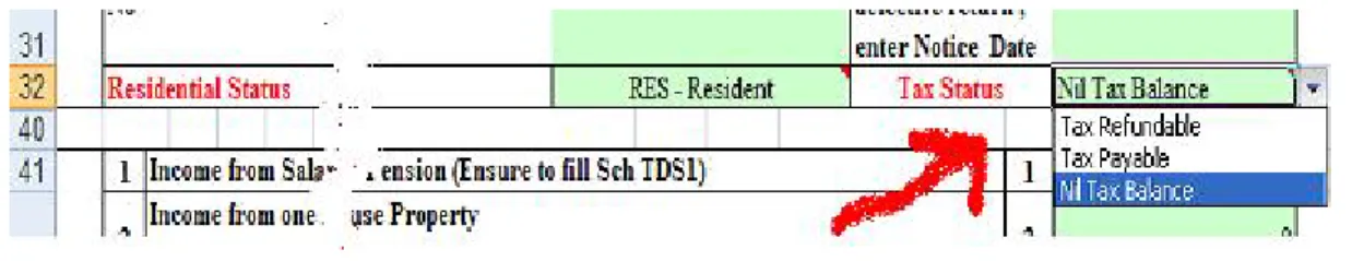 Figure calculated as per Sr number 3 should be filled at Sr number one of ITR-1.  however Please note  that in Sr number 23 (tds sheet), income as per form 16 is to be shown not calculated taxable salary as  shown above 