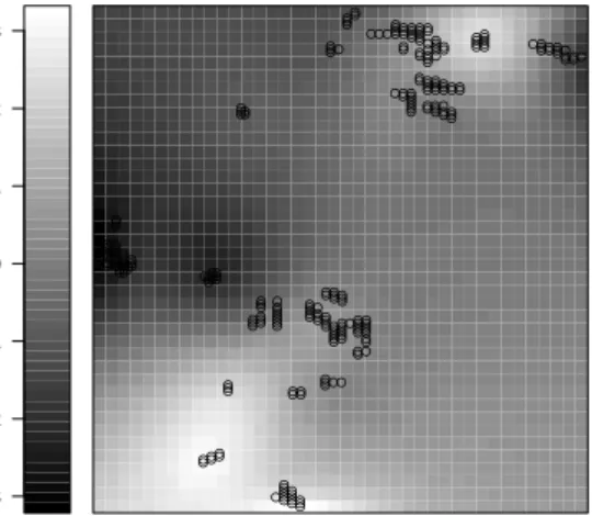 Figure 2. Guild 5: Estimated spatial effect in a geoadditive model.