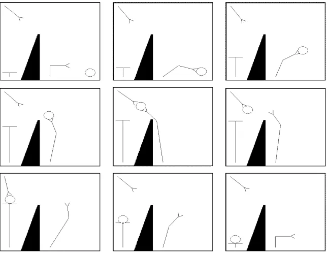 Figure 6: A pick and place operation with three cooperating robots