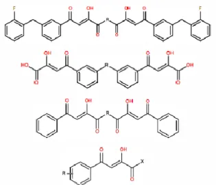 Figure 8: Representative structures of Aryl   -diketo acid  