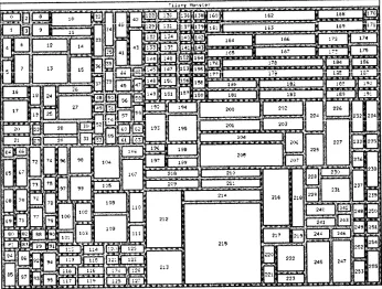 Figure 2: A nightmare if you don’t like tiling windows (or even ifyou do). The Tiling Monster is a tree of adjustable binary splitseight levels deep.