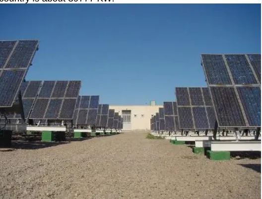 Fig. 10. PV panels-Semnan   