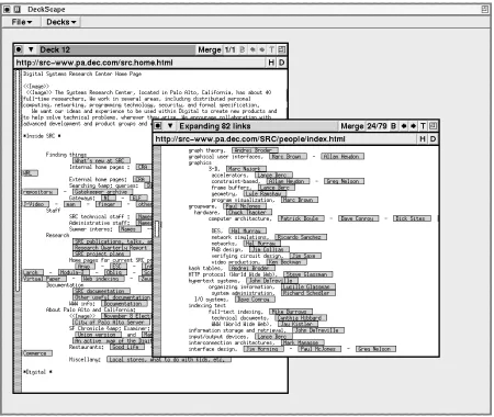 Figure 4: DeckScape’s “Expand One Level” command.