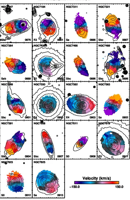 Fig. A.11 Stellar velocity maps from the CALIFA V1200 dataset.