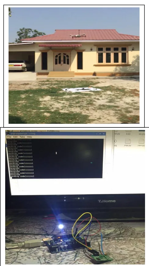 Fig. 7. Receiving the detected signal   