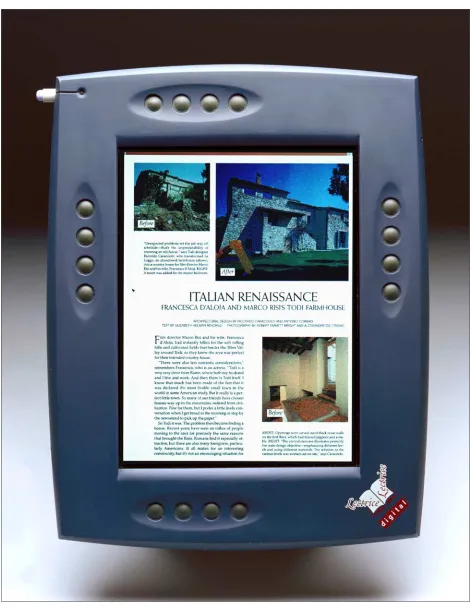 Figure 3: Lectrice displaying a magazine page.
