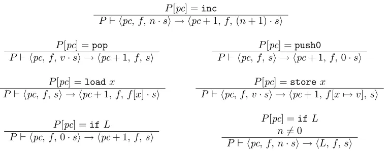 Figure 4: Dynamic semantics without jsr and ret