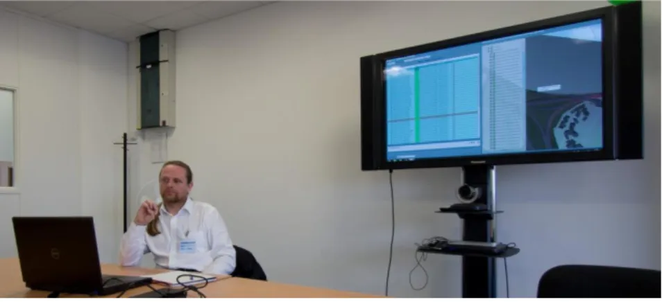 Figure 5.  VisiLean research team demonstrating the system 