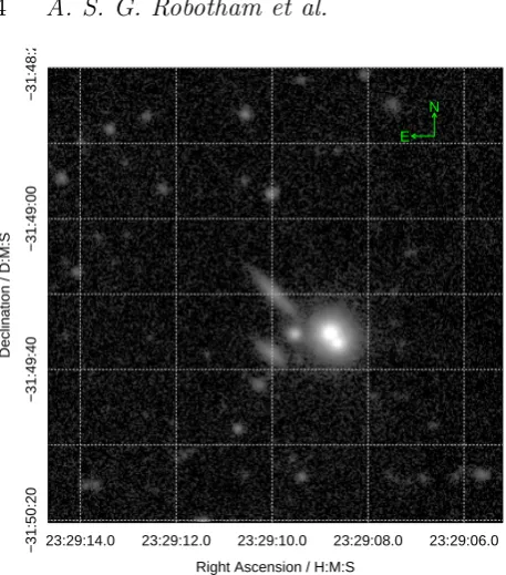 Figure 1. Example VISTA Z-band data taken from the VIKINGsurvey included with the ProFound package and used in variousparts of this paper (GAMA galaxy ID G5458748)