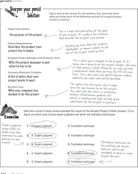 figure out which ones involve expert judgment and which are facilitation techniques.