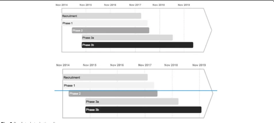 Fig. 3 Predicted study time-line