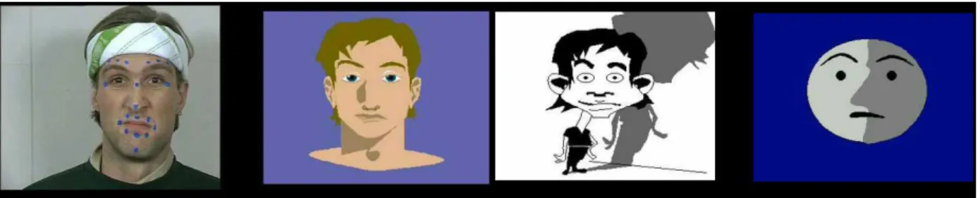 Figure 7: Faces driven by the same performer