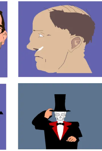 Figure 8: Snapshots from animations made by CharToon