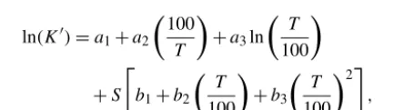 Table 1). Hence given that′ =0 Cf, modelers must alsocompute the fugacity coefﬁcient Cf from Eq