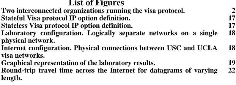Figure 1: Two interconnected organizations running the visa protocol.List of FiguresFigure 2: Stateful Visa protocol IP option definition.