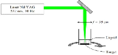 Fig. 3: Schematic representation of theexperimental setup (laser ablation) (Ref. 25)