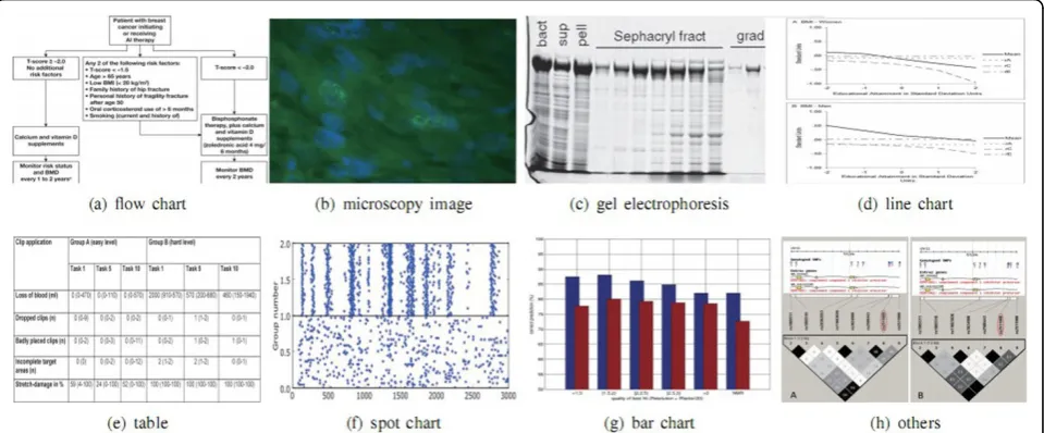 Figure 3 Eight examples of image classes used in this paper. Eight image classes and sub-classes in our image taxonomy, which areorganized as a two-level class hierarchy