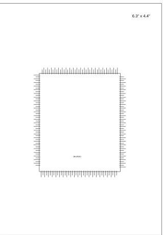 Figure 3: Test die in cavity of PPGA package.
