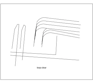 Figure 9: SEM photo showing bondwire loop clearances @100×.