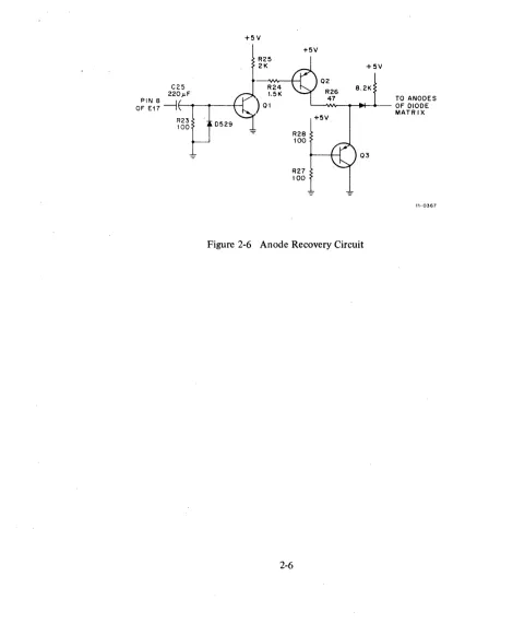 Figure 2-6 Anode Recovery Circuit 