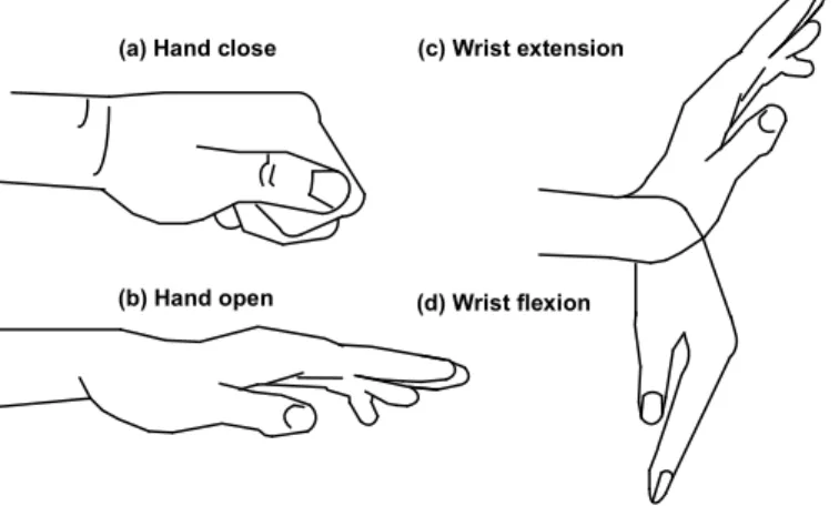 Figure 1. Hand motion to be recognized by the classifier 