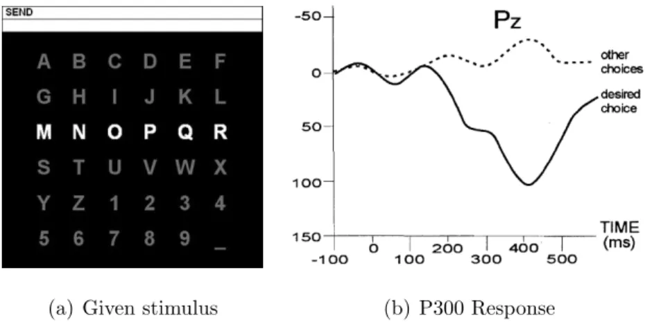 Figure 2.2: P300 spelling device