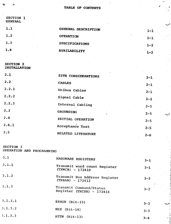 TABLE OP CONTENTS 