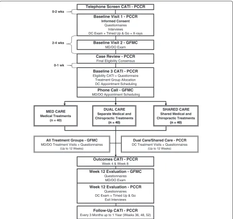 Figure 1 Participant flow chart. CATI, Computer-assisted telephone interview. DC, Doctor of Chiropractic
