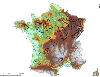 Table 1. Main characteristics of the studied catchments.